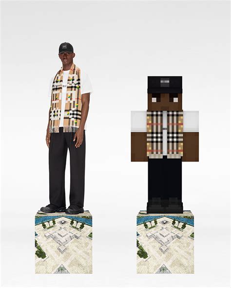 burberry collab jacket|burberry x minecraft capsule.